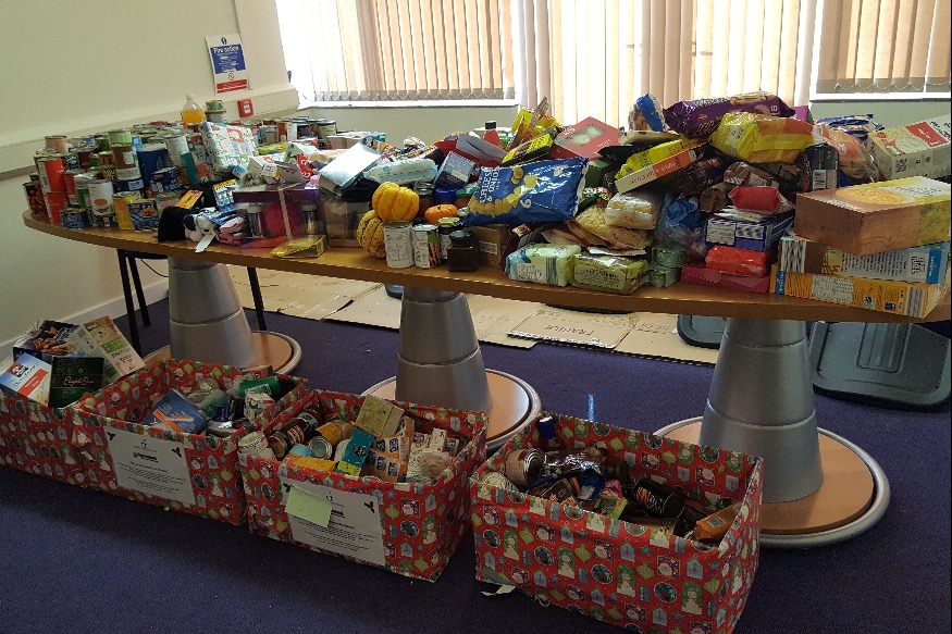 Listeners and locals 'clear out cupboards for Christmas'
