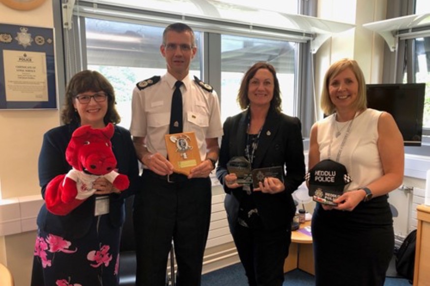 New Zealand officer goes on the Conwy Schools Beat
