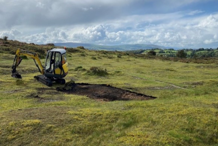 Boosting rare habitat on a Flintshire ex-mining mountain