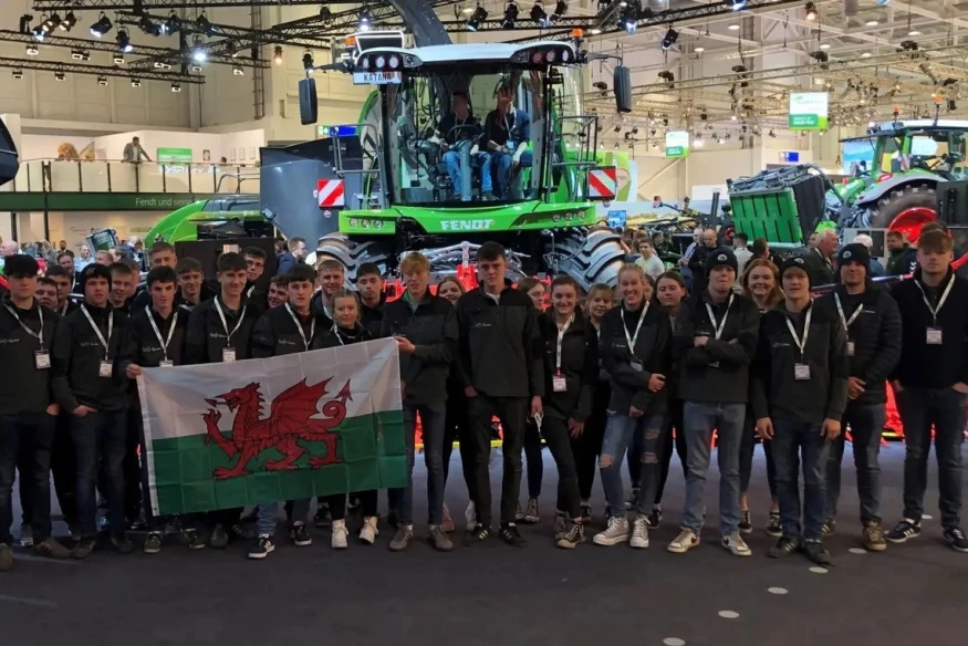 Students visit one of the world's largest agricultural shows