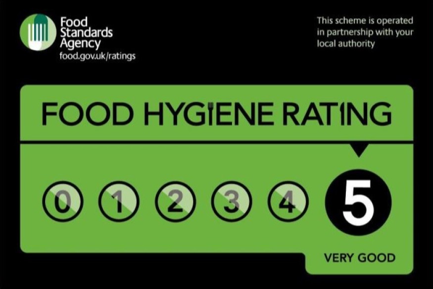 Welsh food businesses achieving top hygiene ratings