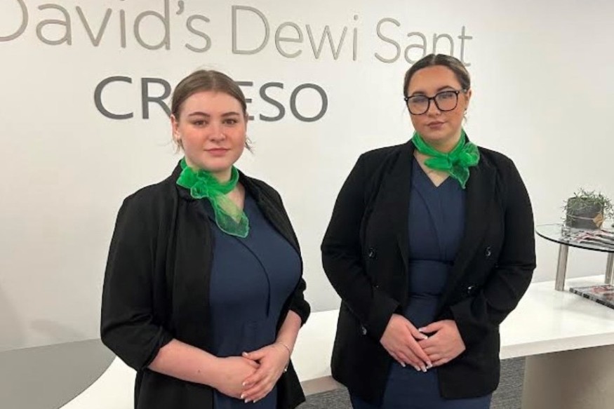 Katie and Demi enjoy competing in  Skills Competition Wales