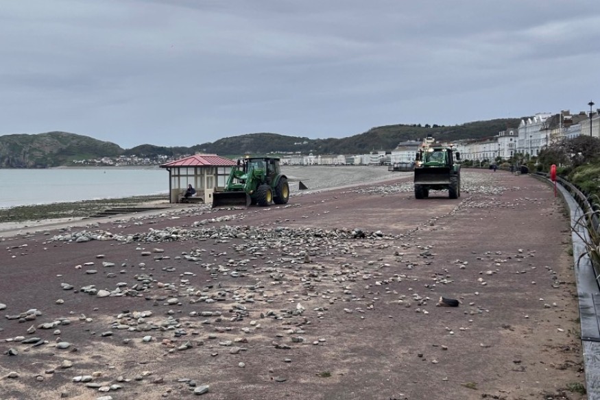 MS angry as quarry rocks rain down on North Shore promenade