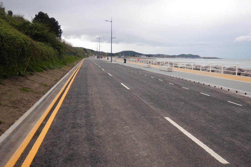 Old Colwyn prom reopens after £18m sea defence works