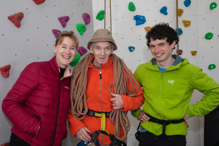 Adventurous pensioner scaling new heights at age 77