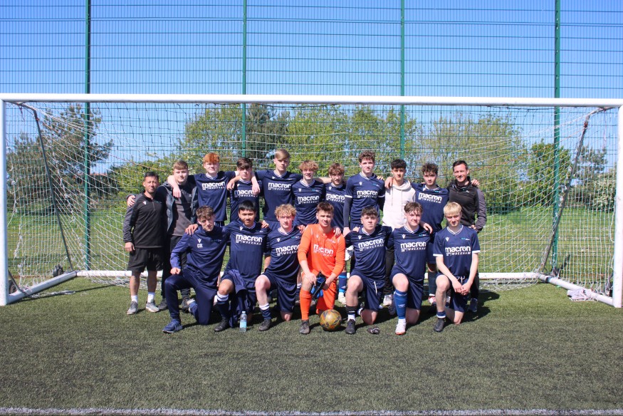 Coleg Llandrillo’s Football Academy team crowned champions