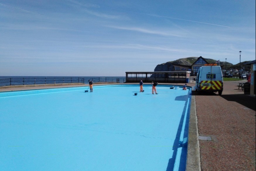 Long awaited paddling pools open up in Conwy County