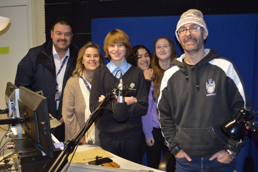 Pupils on the right frequency to launch new radio station